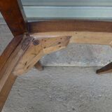 Art Deco period solid walnut chairs, set of 6