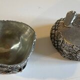 Pewter Owl Box by Etienne Sergent FRANCE