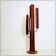 Sculpture de cactus en métal patiné effet rouille H:172cm