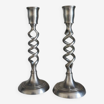 Two candle holders
