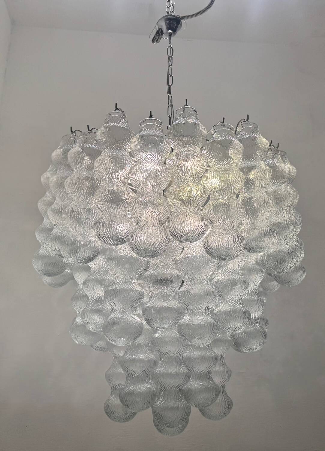 Extra Large Extra Large Murano  Glass Chandelier, 1980s