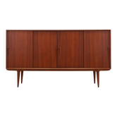 Buffet en teck, design danois, années 1970, fabricant : Omann Jun