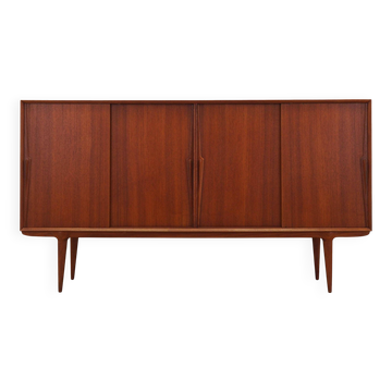 Buffet en teck, design danois, années 1970, fabricant : Omann Jun