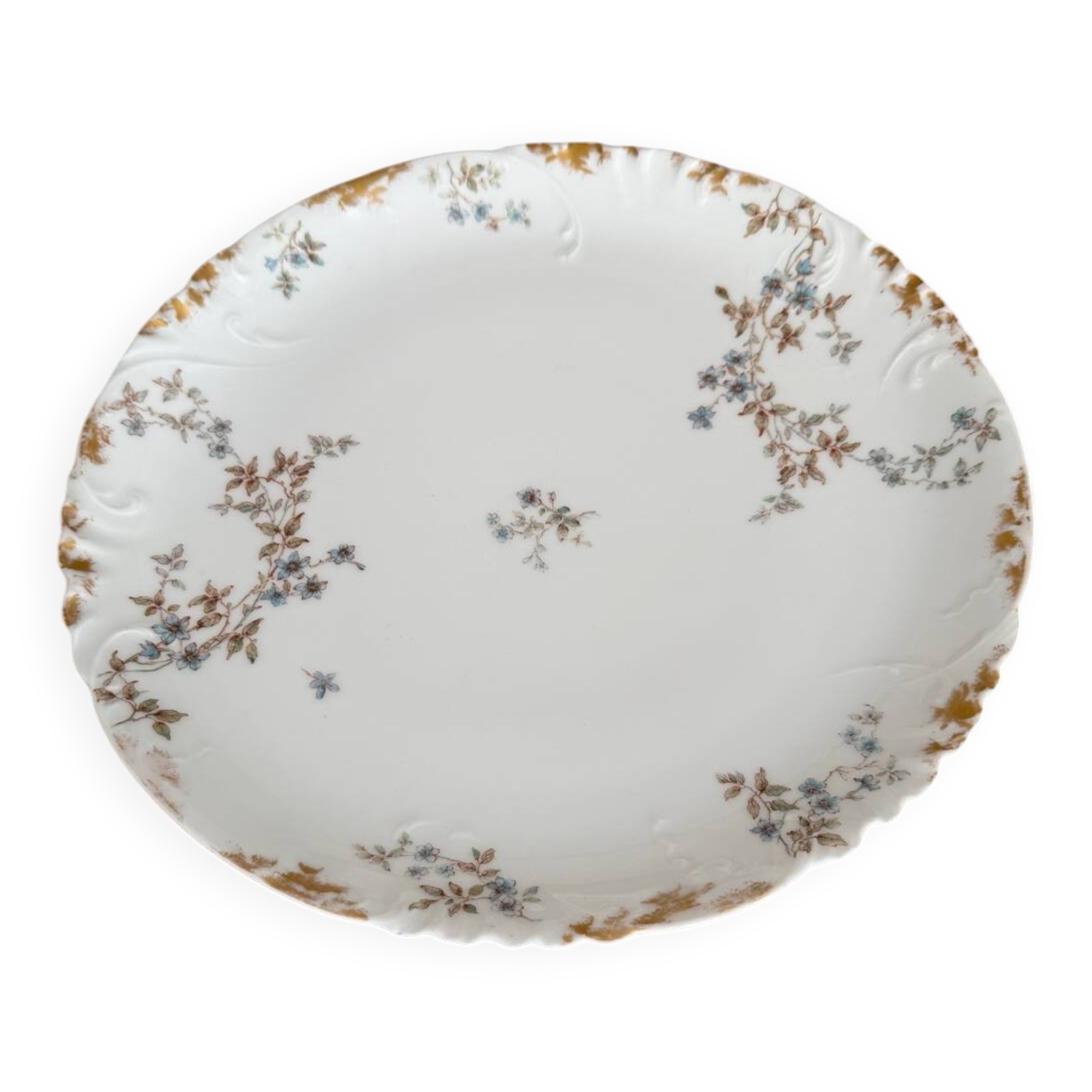 Porcelain plate from Paris E. Bourgeois