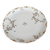 Plat en porcelaine de Paris E.Bourgeois