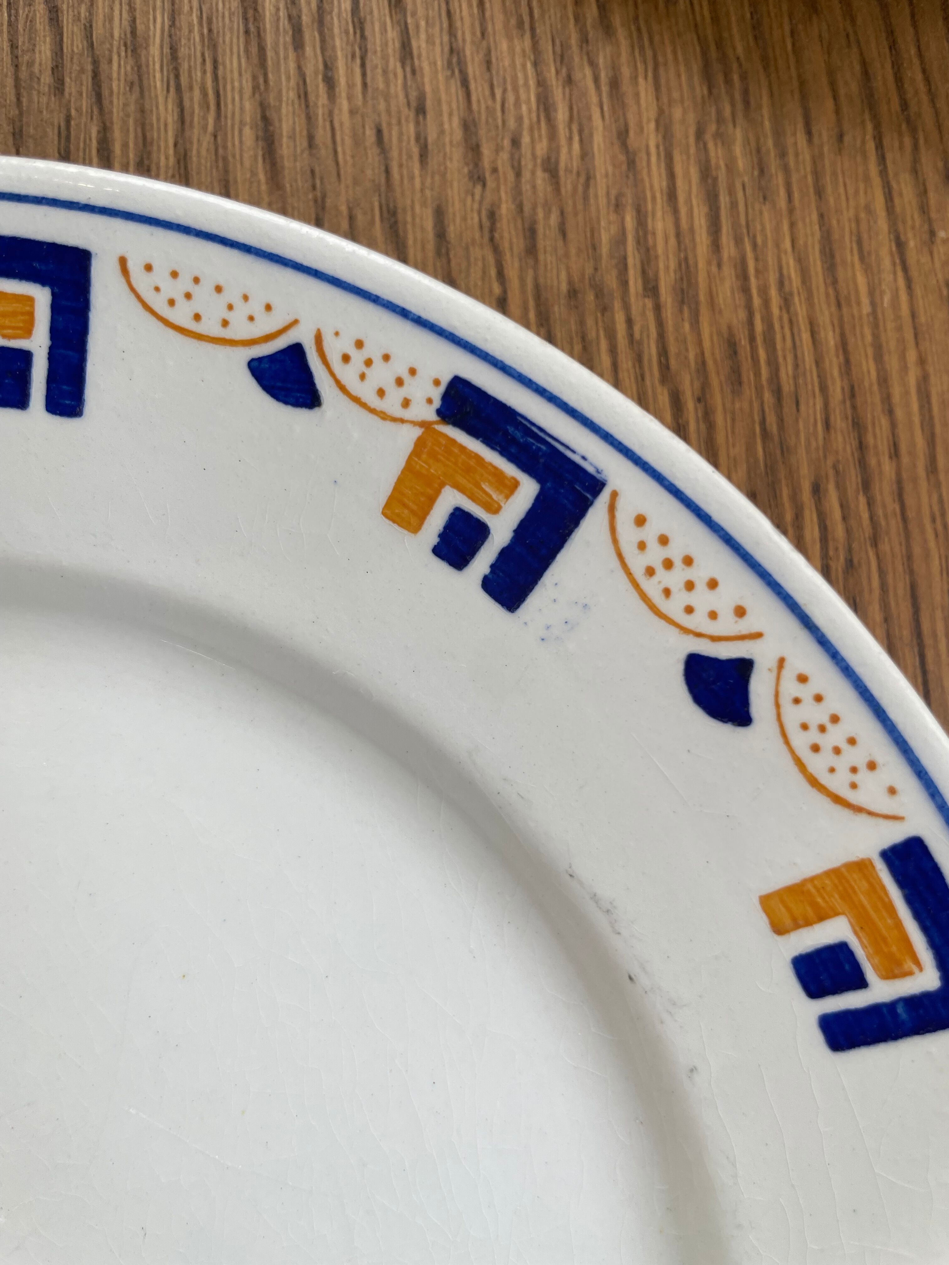 4 Columbia Luneville plates