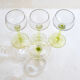 Set de 4 verres à pied vintage