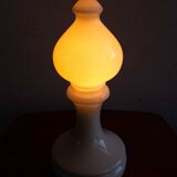 Vintage Czechoslovak Bishop Glass Lamp by Ivan Jakeš, 1970s