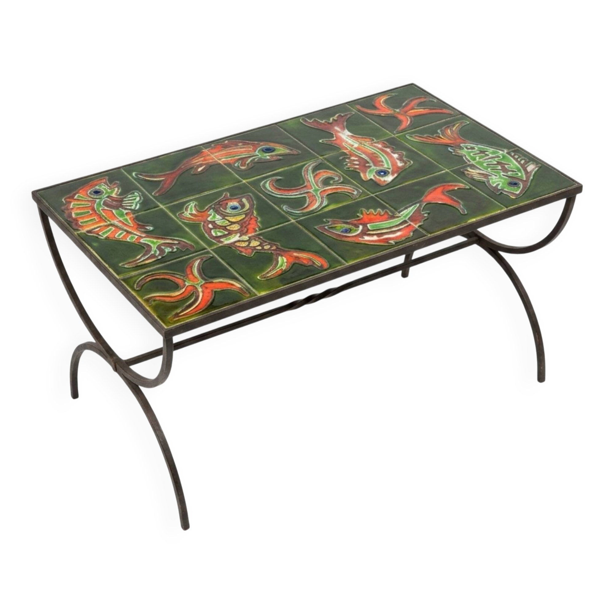 Vintage ceramic coffee table