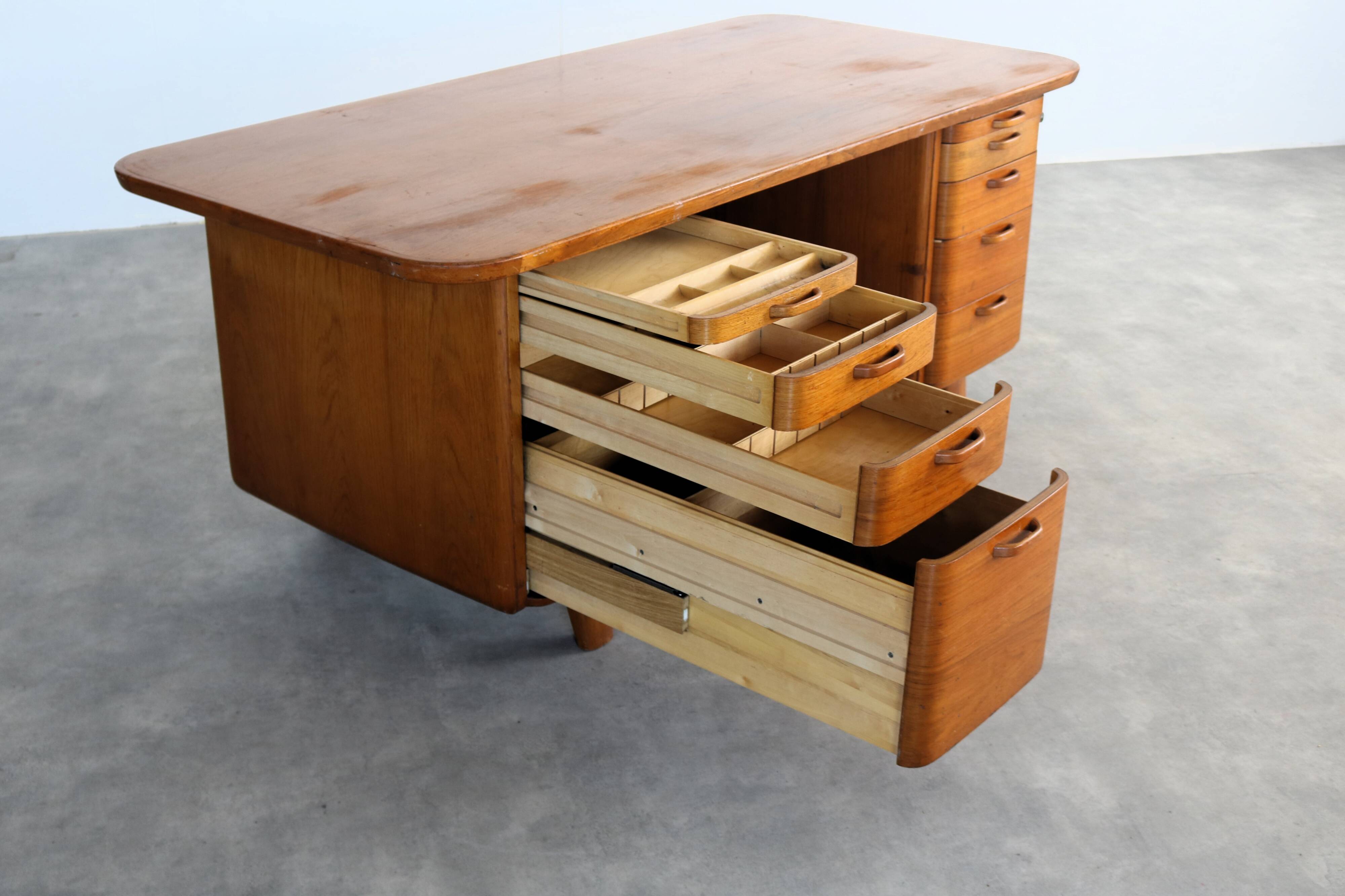 vintage XL desk | teak | 1960s | Swedish