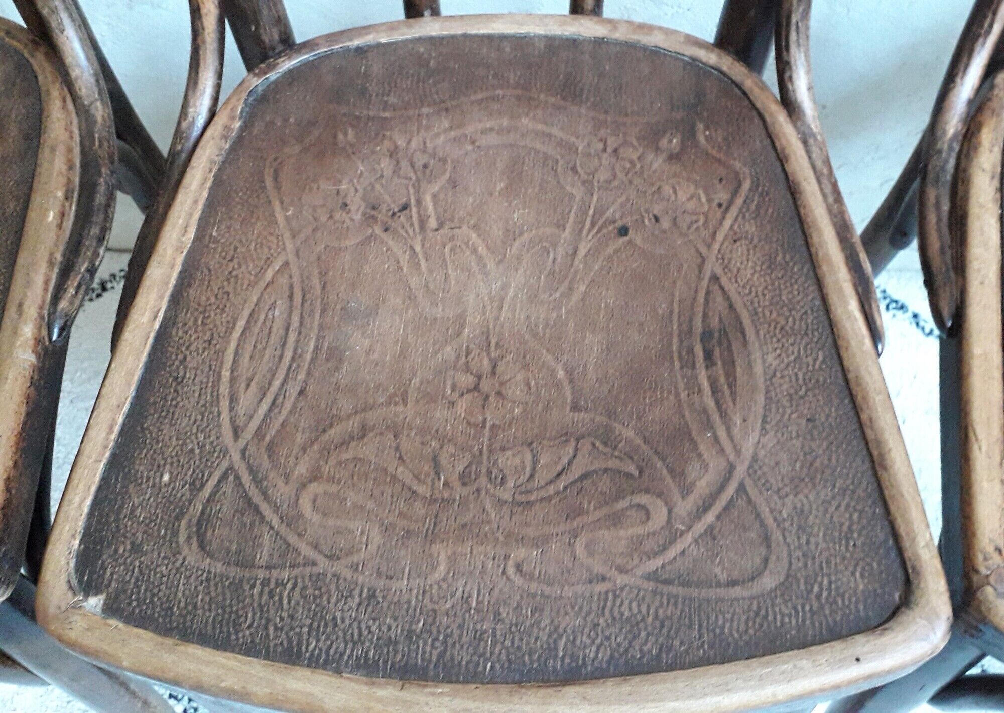 Set de 3 chaises Thonet 1900 Mazowia Noworadomsk