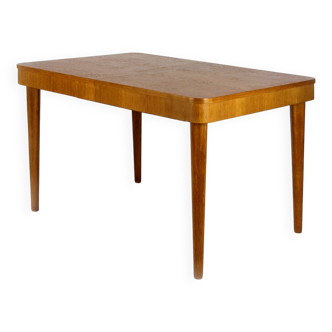 Restored Oak Extendable Dining Table by Jindřich Halabala, 1950s