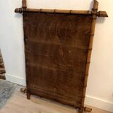 Antique bamboo mirror