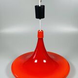 1960s/70s UFO Ceiling Lamp Hanging Lamp by Doria Leuchten Glass Space Age