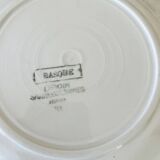 Assiette dessert Digoin Sarreguemines collection Basque