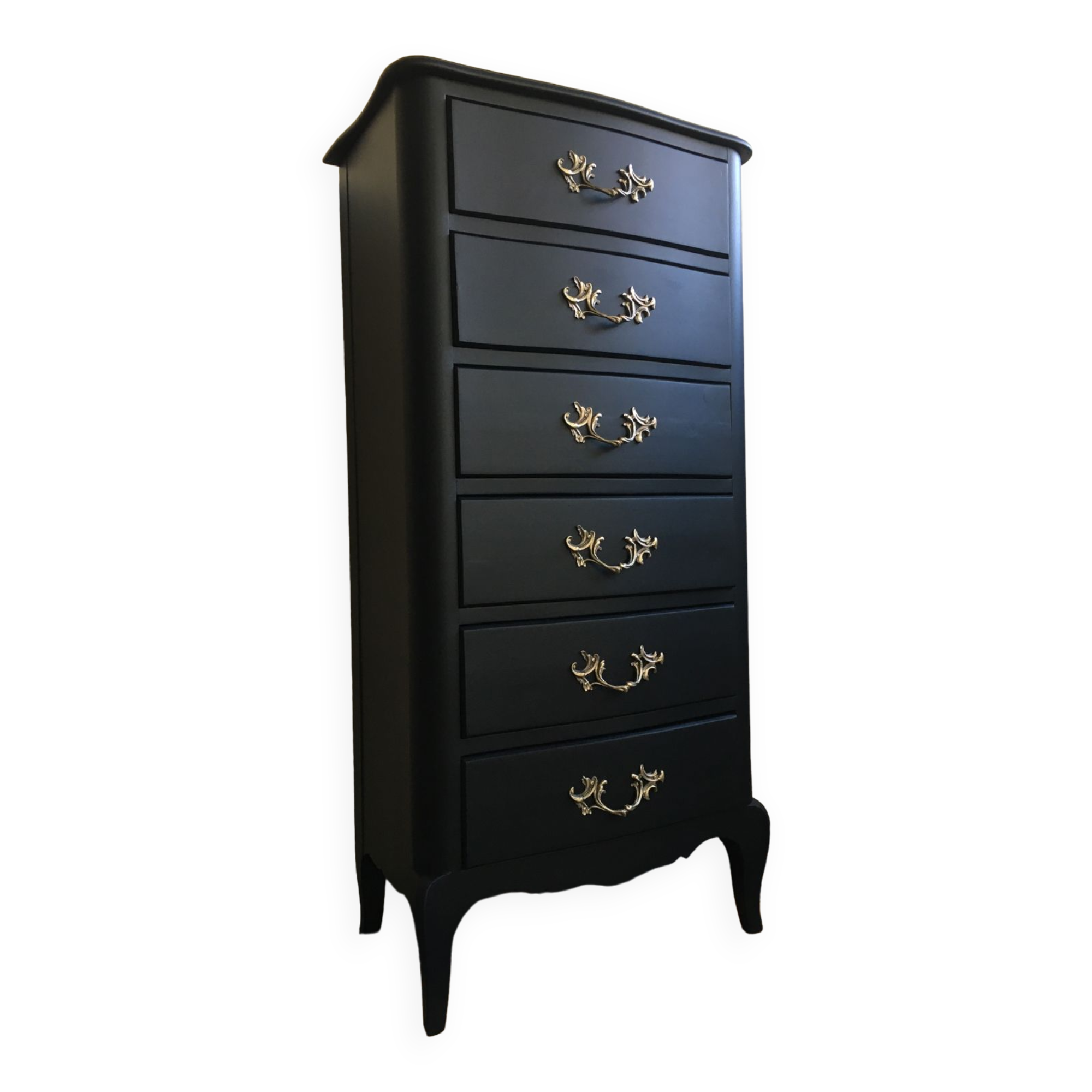 Vintage chiffonnier with black makeover