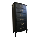 Vintage chiffonnier with black makeover