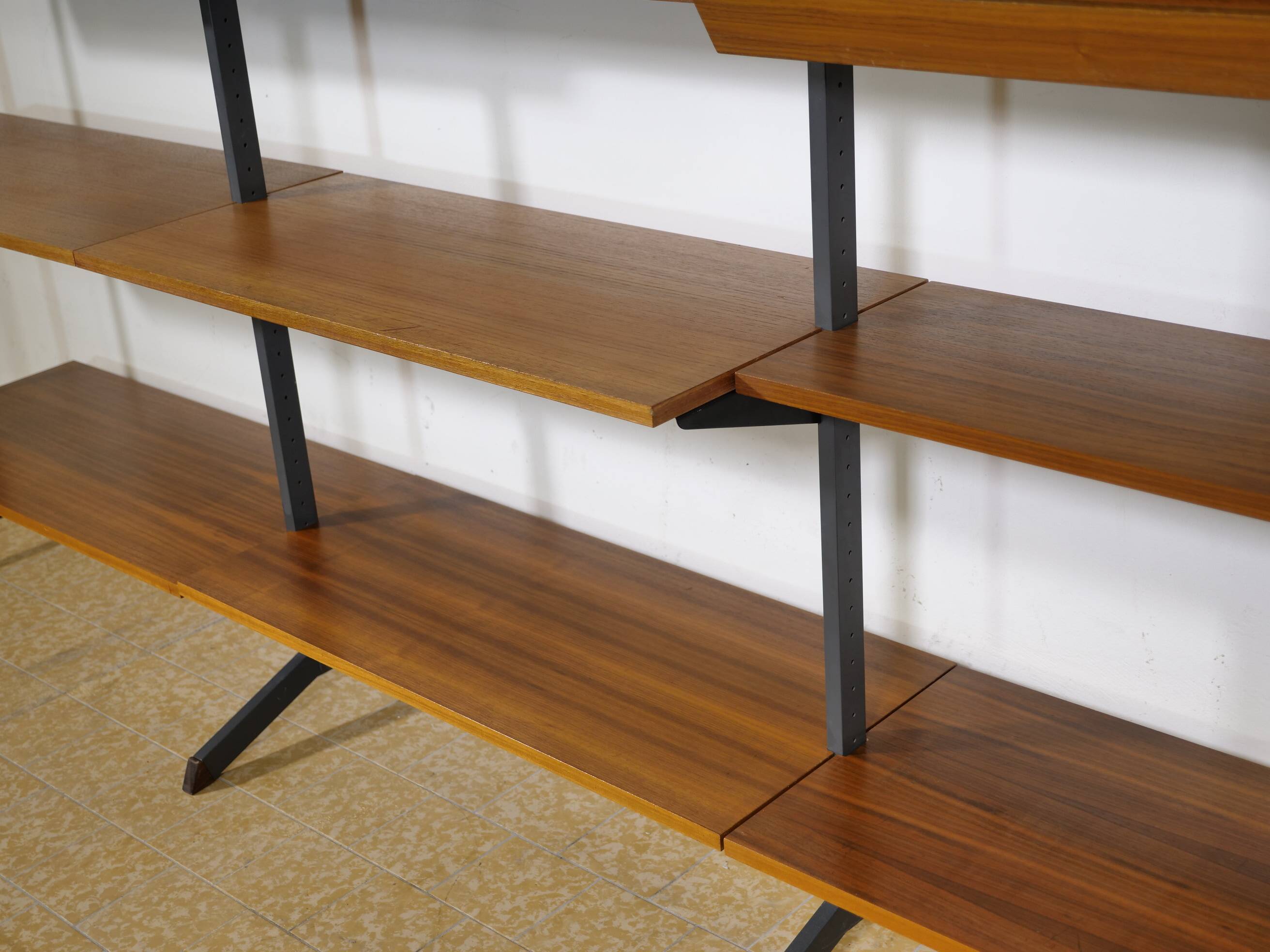 Free Standing Modular Teak Shelving System by Olof Pira, 1960s