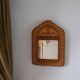 Rattan mirror