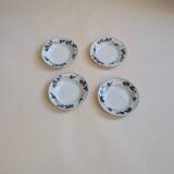 Set of 4 antique soup plates – Faïencerie de Gien