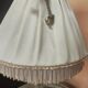 Table lamp in Hollywood Regency boudoir style from the 1950s.