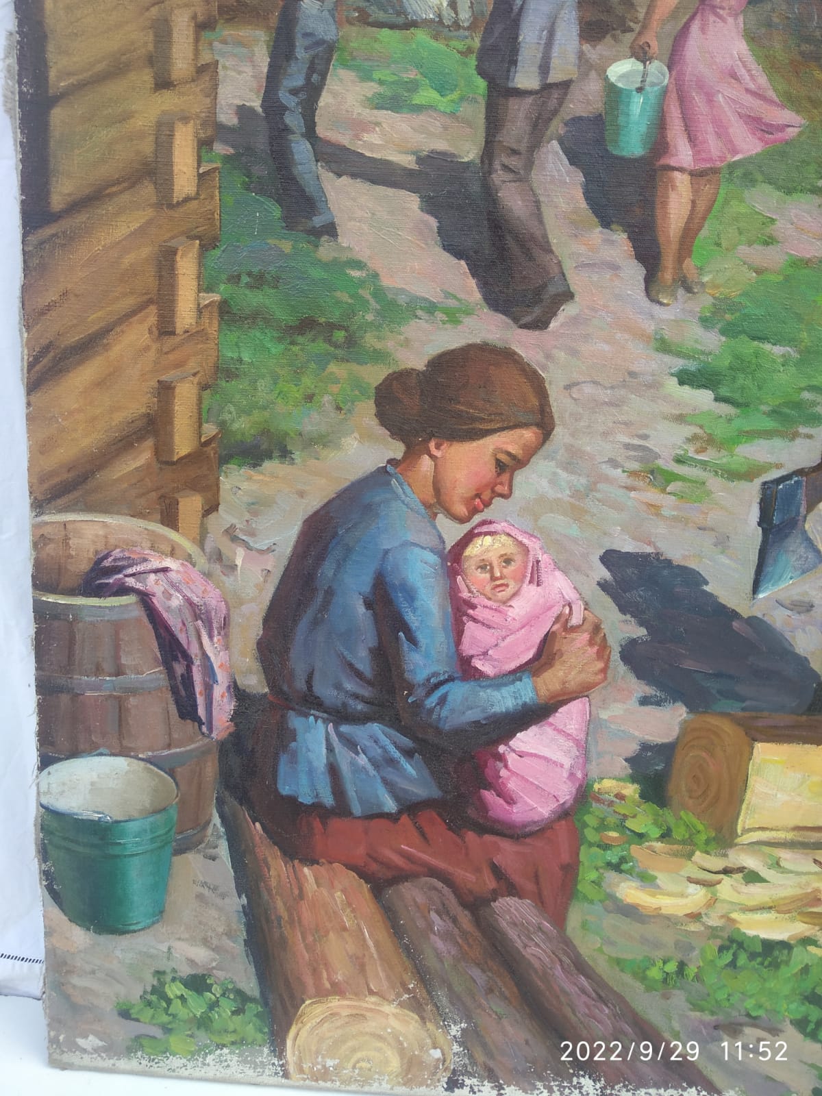 Painting Workers - Soviet Socialist Realism