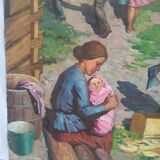 Painting Workers - Soviet Socialist Realism
