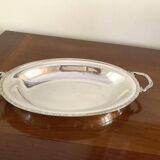 Plat creux argenté