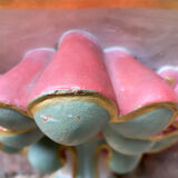 Polychrome plaster wall console