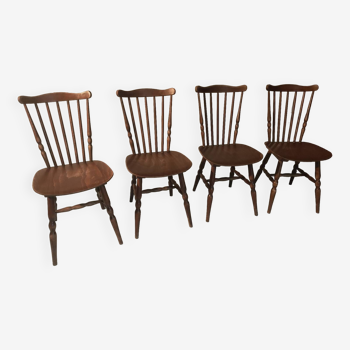 Série de 4 chaises Baumann modèle Floride