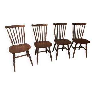 Série de 4 chaises Baumann modèle Floride