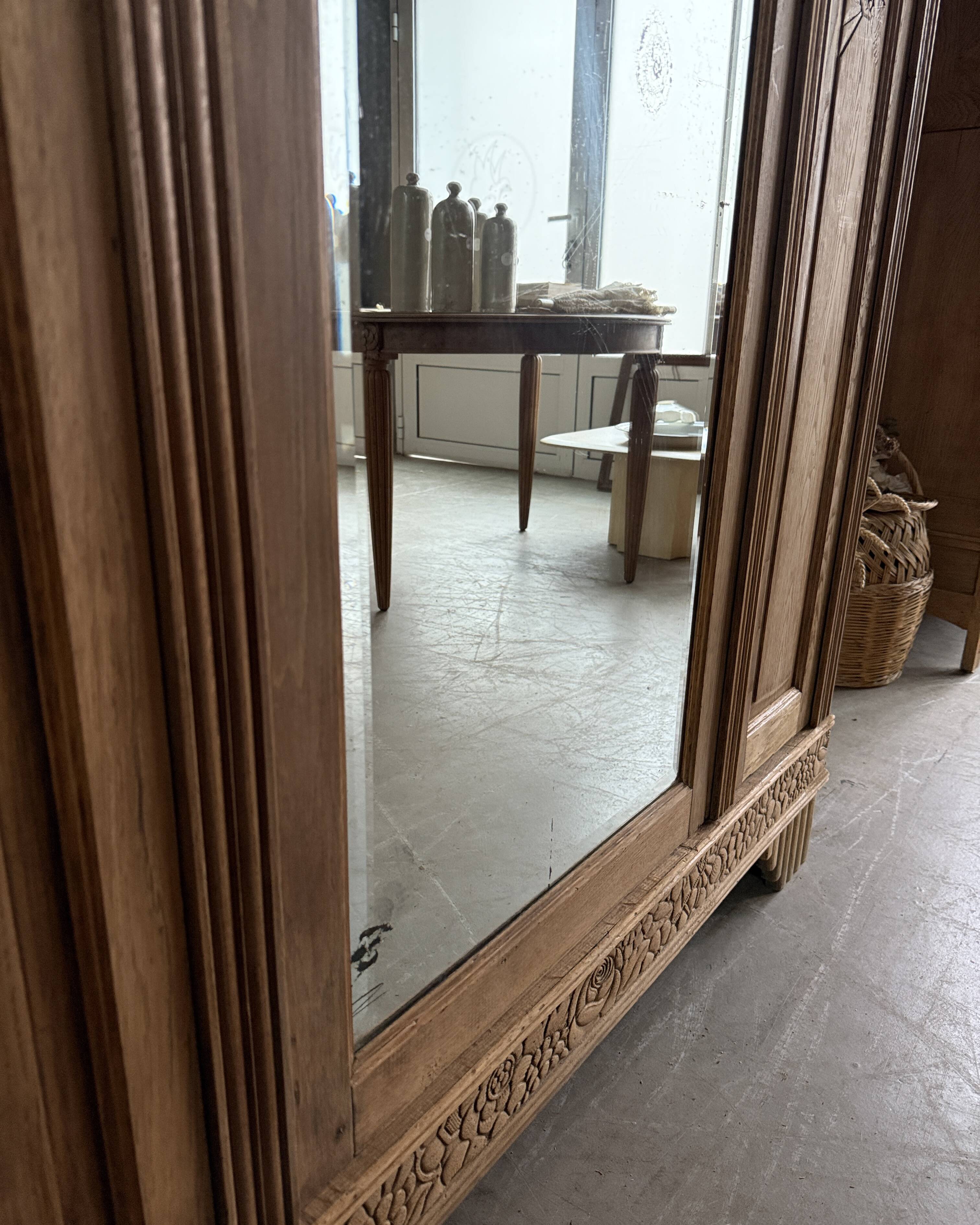 Armoire Art Déco en chêne (rénovée)
