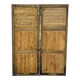 Weathered pine shutters
