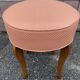 antique Scandinavian ottoman stool 1950