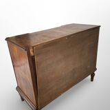 Italian art deco walnut chest of drawers, 1940s.