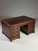 Mahogany partner desk English 19th century