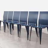 Set of 8 fulfil dining chairs by Mart van Schijndel for Lensvelt 1989
