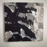 Tableau abstrait acrylique