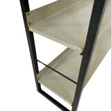 Free stanting Tomado shelving unit in metal and gray - 1960s Dutch Design