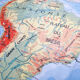School map brazil vintage mdi year 1978