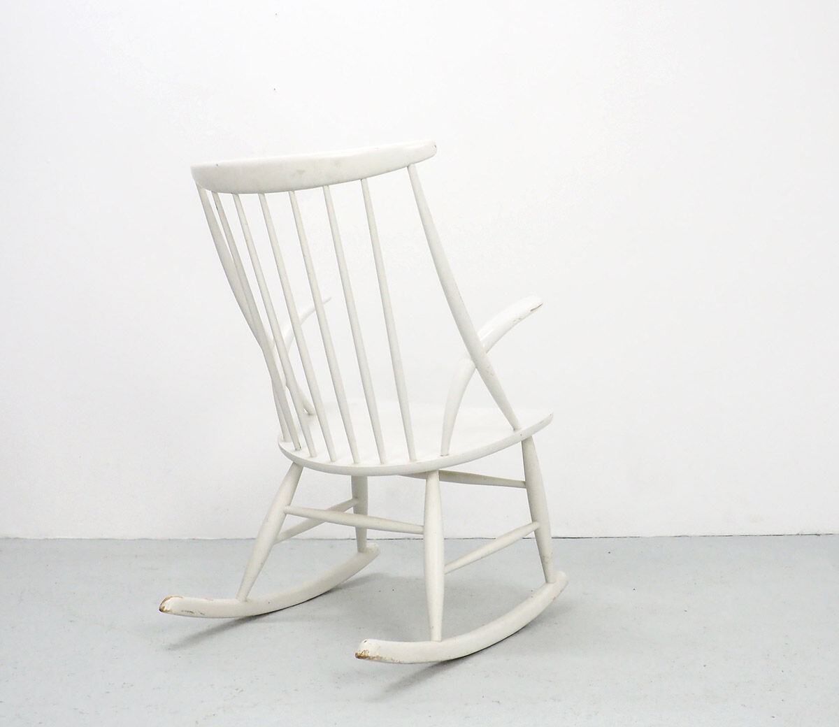 Rocking-chair Illum Wikkelsø IW3, années 1950