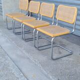 Set of 4 chairs cesca B32 by Marcel breuer