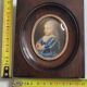 Painted miniature "Baby Stuart" after Van Dyck, wooden frame, signed, 11x13 cm.