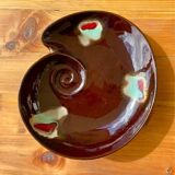 Large ceramic shell dish
