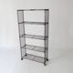 vintage metal bookshelf shelf design Multistrux by Multimueble