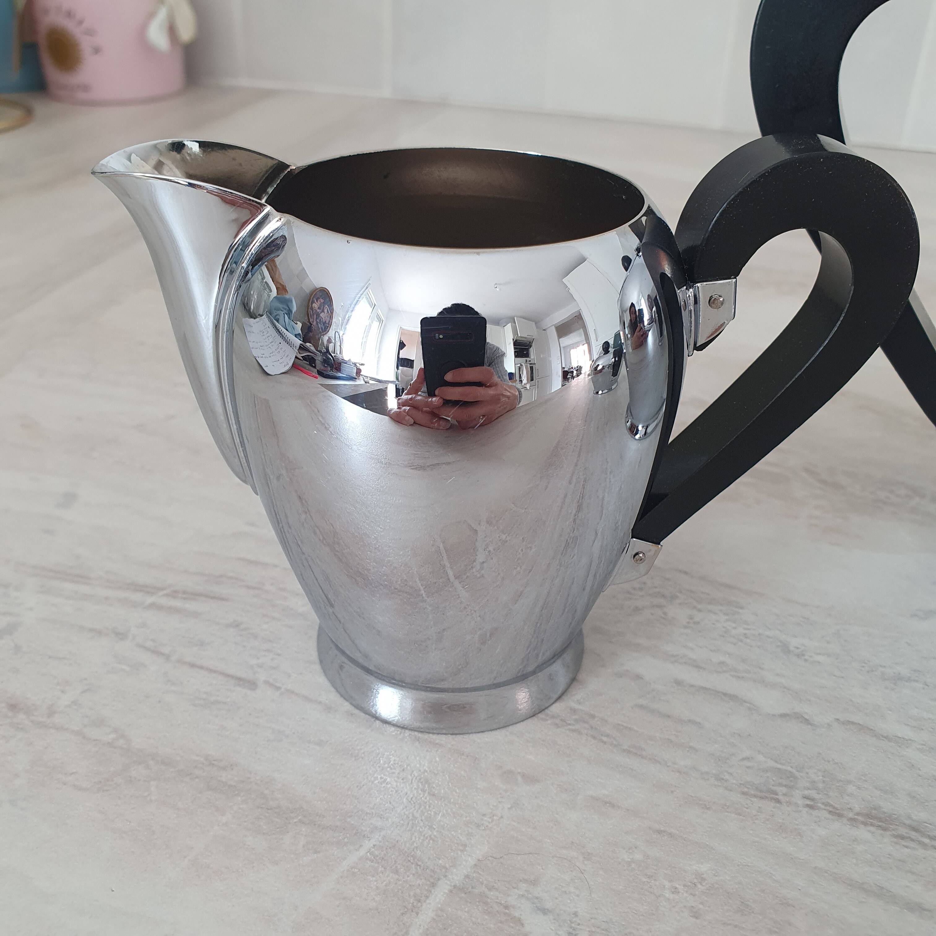 Service à café - thé collection bombé en inox 18/10, Alfra Alessi
