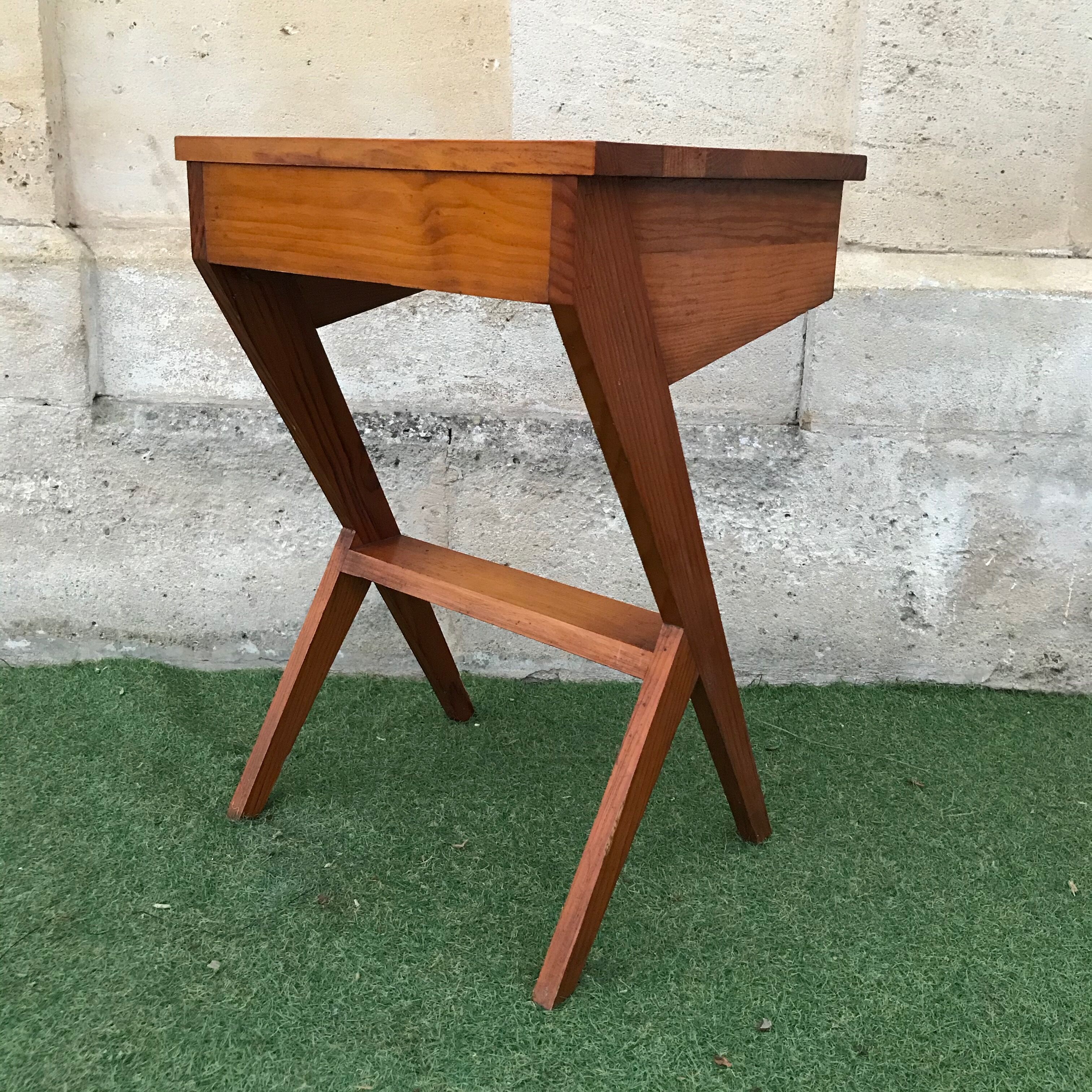 60s bedside table