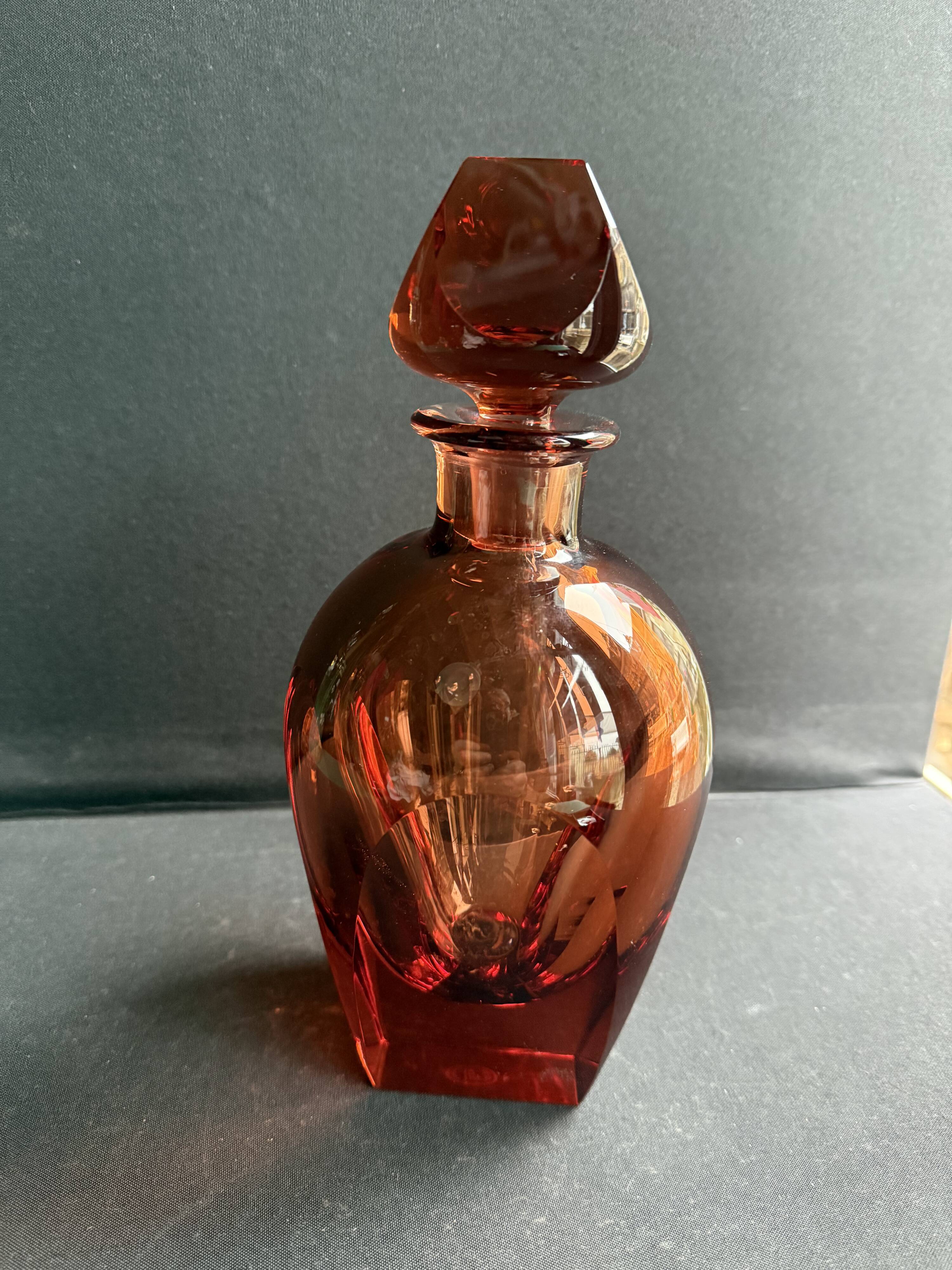 Whiskey or Bourbon Decanter – Moser Luxury Crystal – Rudolph Eschler