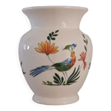 Vase Birds of Paradise Gien France