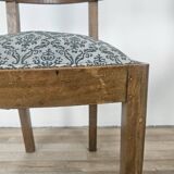 Art Decò set of chairs with stool